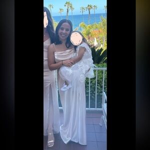 Birdy Grey CHAMPAGNE Mia convertible dress small